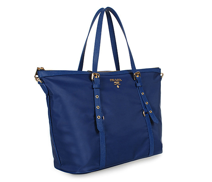 2014 Prada shoulder bag fabric BL4253 royablue for sale - Click Image to Close